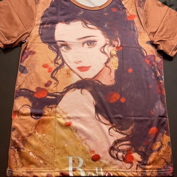 Disney Inspired Beauty and the Beast Belle Princess Women's Blouse - Picture 5 of 11